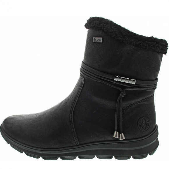 Rieker Stiefelette in schwarz/nero