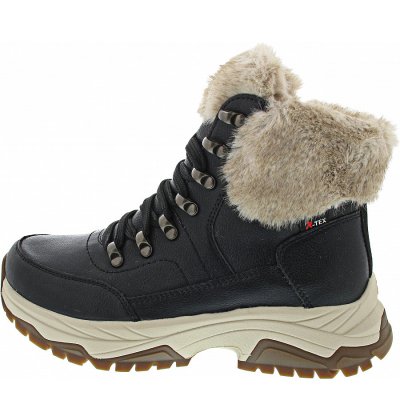Rieker Schnürstiefelette in schwarz/beige/schwar