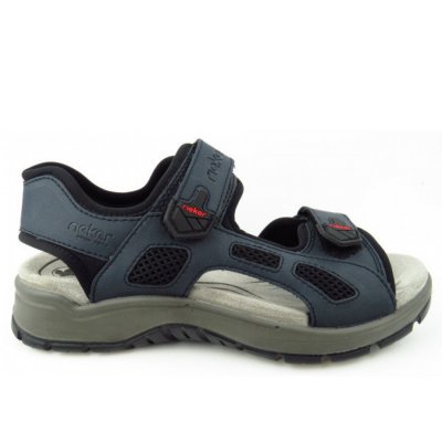 Rieker Sandale in denim/schwarz/schwarz Rieker Sandale in denim/schwarz/schwarz