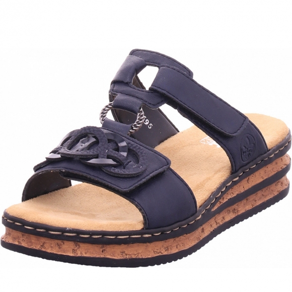 Rieker Pantolette in blau