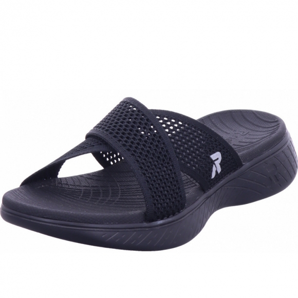 Rieker Pantolette in schwarz