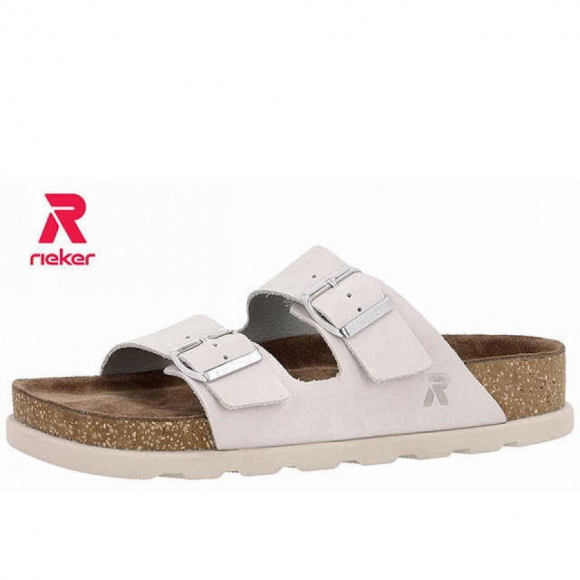 Rieker Pantolette in weiß