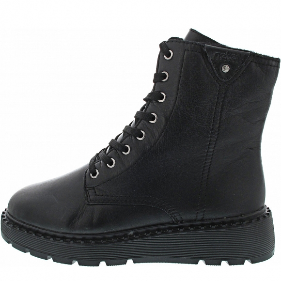 Rieker Schnürstiefel in schwarz