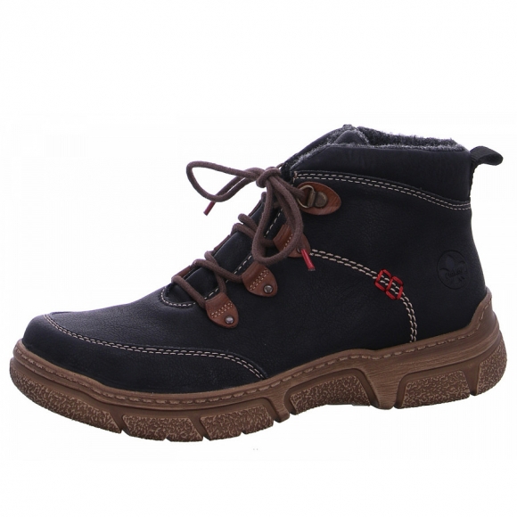Rieker Schnürstiefel in 00 schwarz