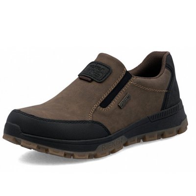 Rieker Slipper in schwarz braun