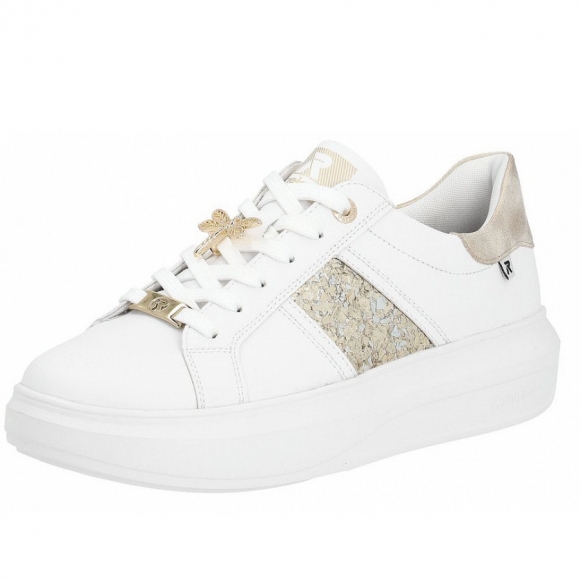 Rieker Revolution Sneaker in weiss muschel
