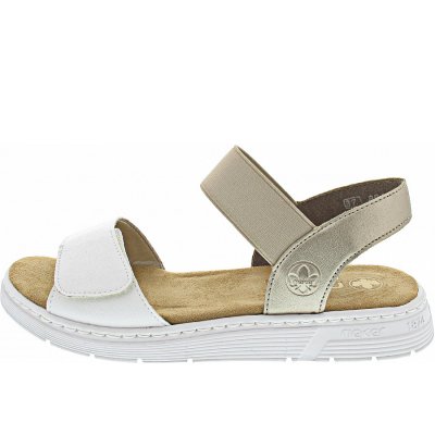 Rieker Sandale in weiss-perle