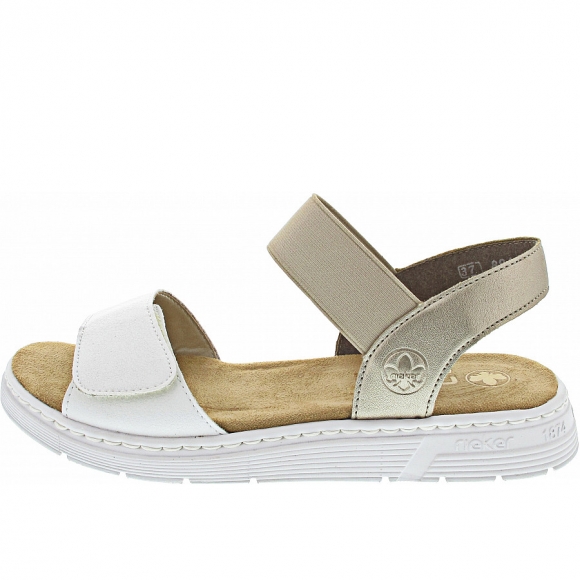 Rieker Sandale in weiss-perle