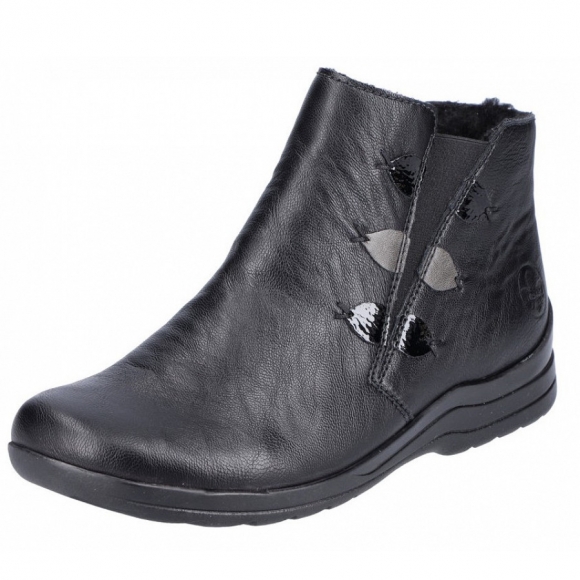 Rieker Kurzstiefel in schwarz black WF