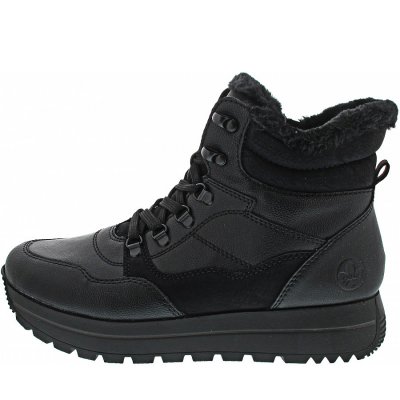 Rieker Schnürstiefelette in schwarz