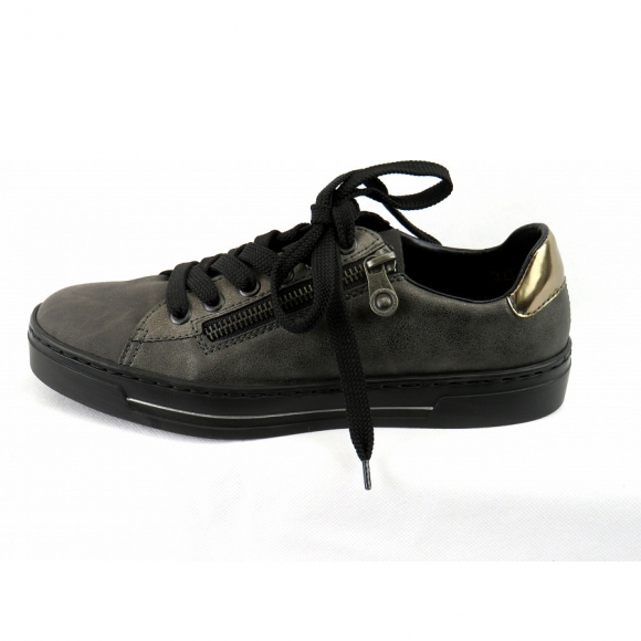 Rieker L8511-45 grau extraweit Sneaker in grau