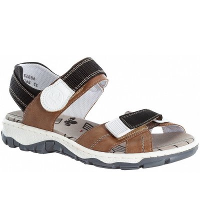 Rieker Sandalette in braun-kombiniert