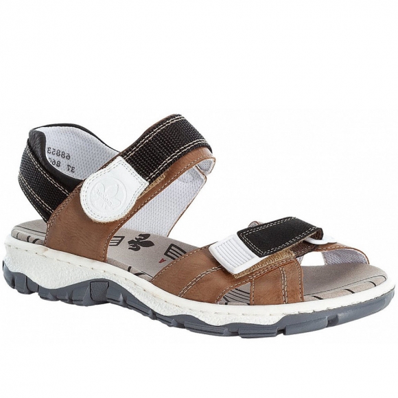 Rieker Sandalette in braun-kombiniert