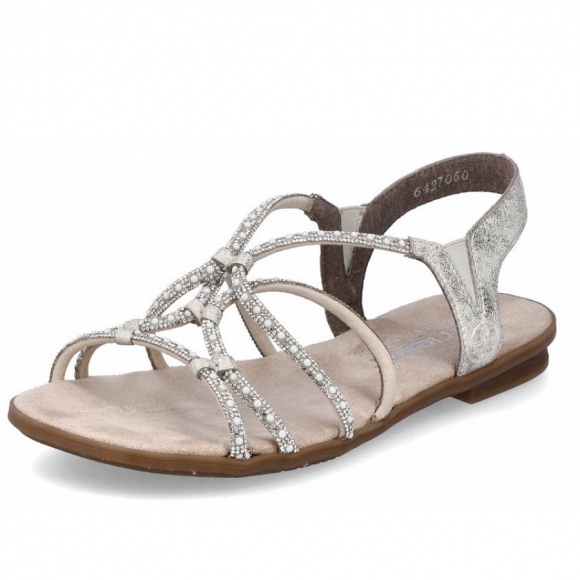 Rieker Sandale in beige beige gold