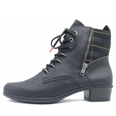Rieker hwk damen stiefel Stiefelette in schwarz