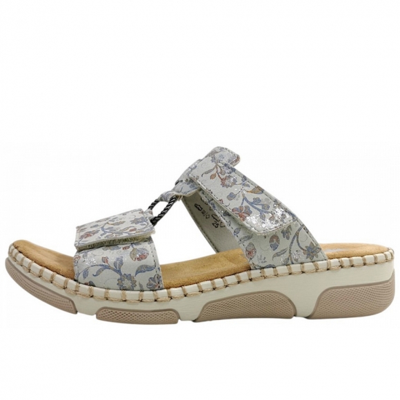 Rieker Pantolette in hellgrau multi 90