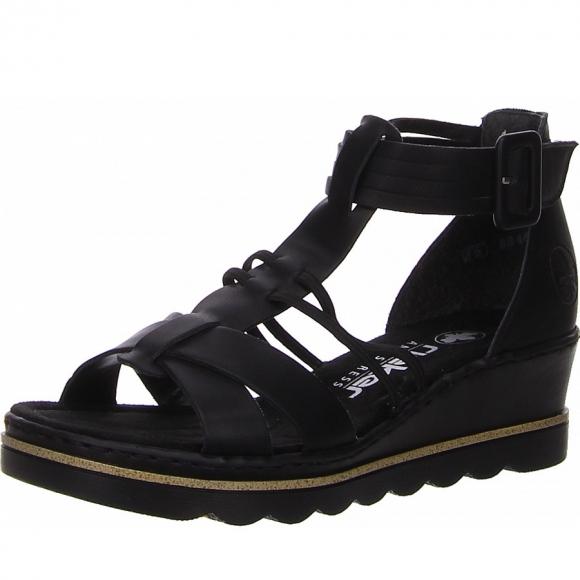 Rieker Sandalette in schwarz