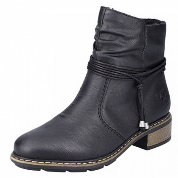 Rieker Stiefelette in schwarz
