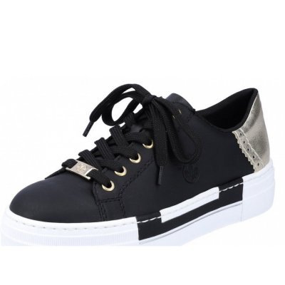 Rieker Sneaker in schwarz lt.gold