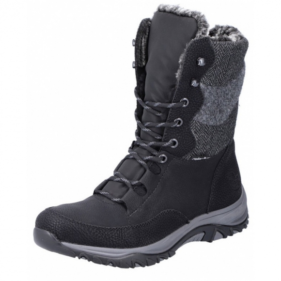 Rieker Boots in schwarz