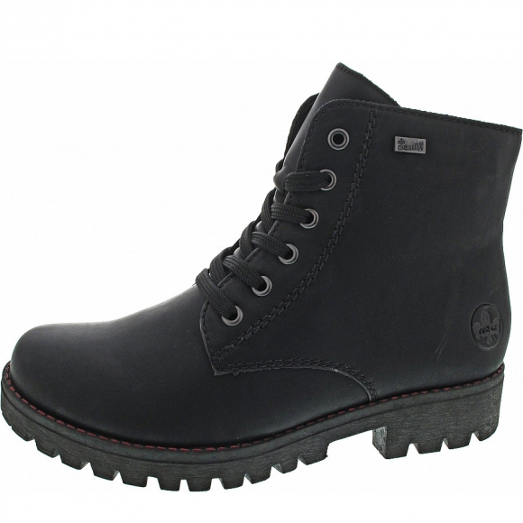 Rieker Schnürstiefel in schwarz