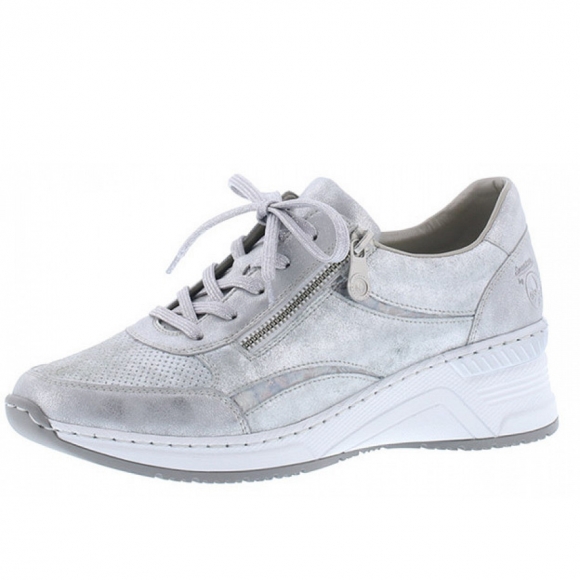 Rieker Schnürschuhe in grau
