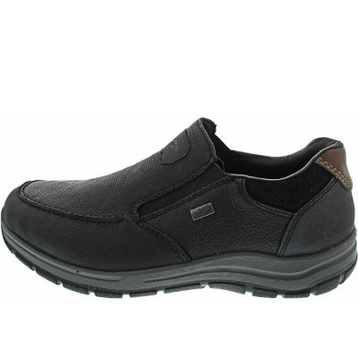 Rieker Slipper in schwarz/schwarz/schw