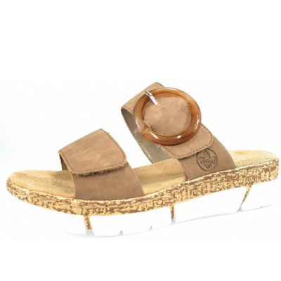 Rieker Pantolette in 62 beige Rieker Pantolette in 62 beige