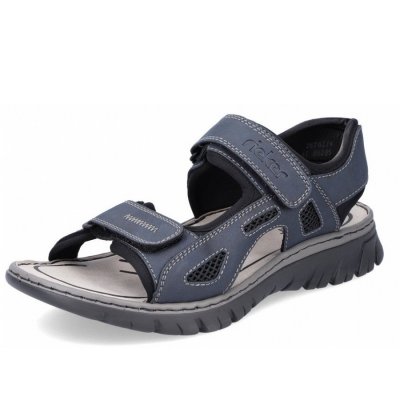 Rieker Sandale in denim schwarz schwarz