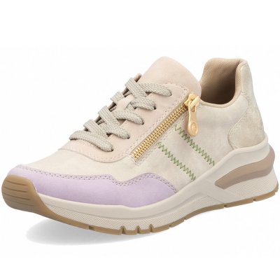 Rieker Schnürschuh in mauve/crema