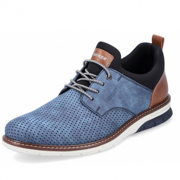 Rieker Schnürer in denim atlantis
