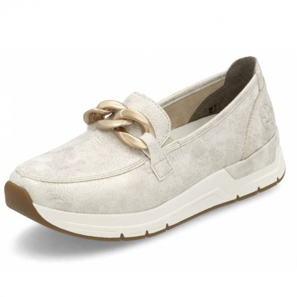 Rieker Slipper in beige gold