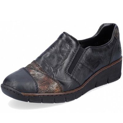 Rieker Slipper in schwarz