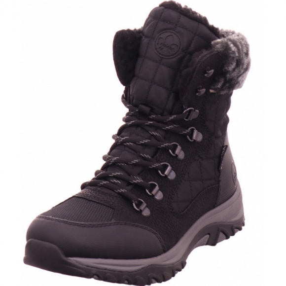 Rieker hwk damen stiefel Stiefel in schwarz