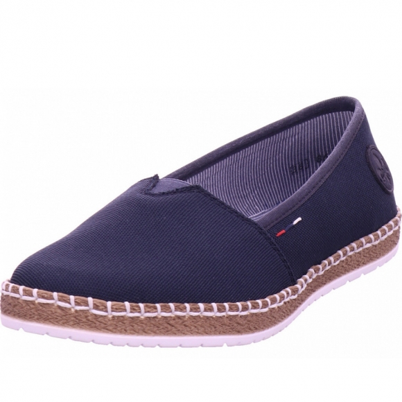 Rieker fsk damen halbschuhe Slipper in blau