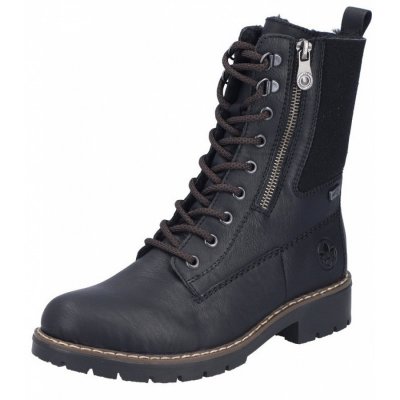 Rieker Schnürstiefel in schwarz