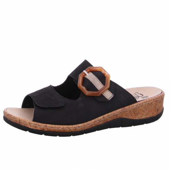 Rieker Pantolette in 00 schwarz
