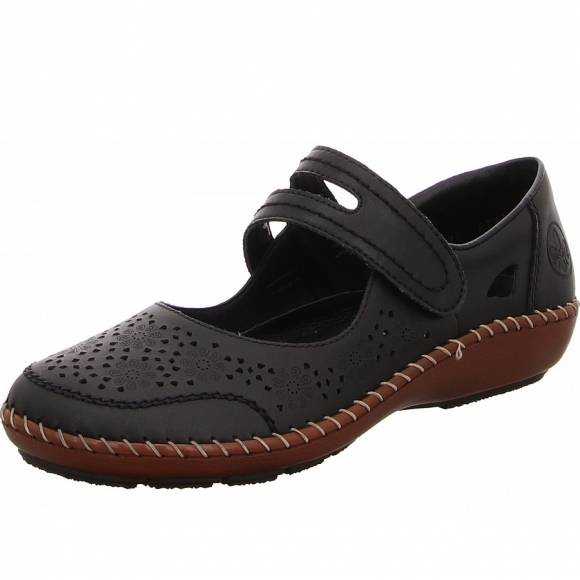 Rieker Spangenpumps in schwarz