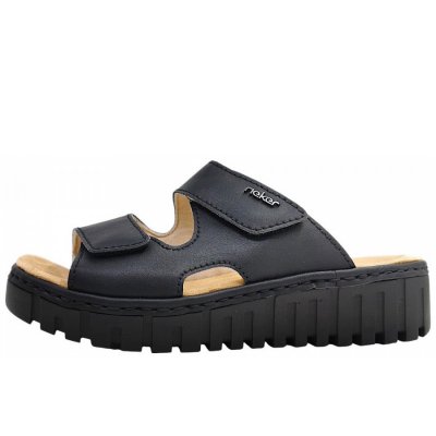Rieker V139200 V13 Pantolette in schwarz 00