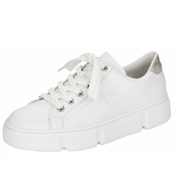 Rieker Sneaker in weiss fog silver