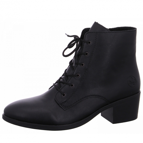 Rieker Schnürstiefelette in 00 schwarz
