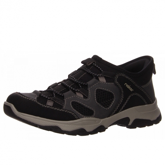 Rieker Sneaker in schwarz kombi.