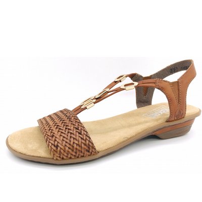 Rieker fsk damen sandalen Sandale in braun