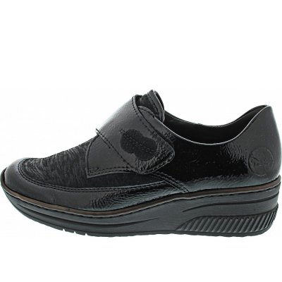 Rieker Klettschuh in schwarz