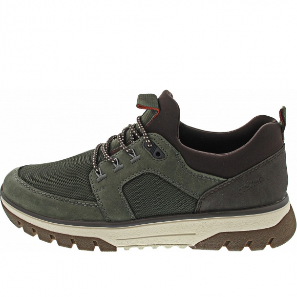 Rieker Slipper in moos-pesto-moro