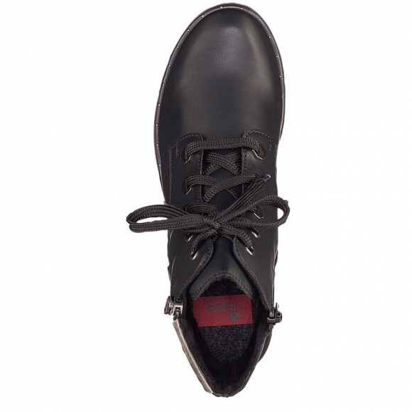Rieker Schnürstiefeletten in Schwarz