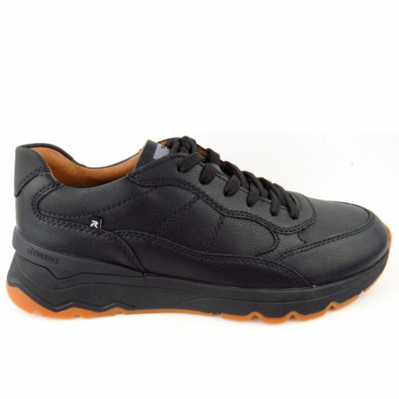 Rieker Evolution HWK Herren Halbschuhe sportlicher Schnürer in schwarz/black