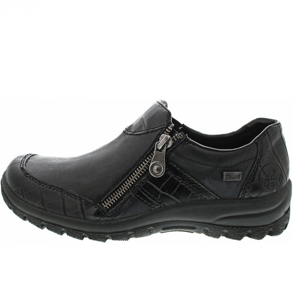 Rieker Slipper in schwarz