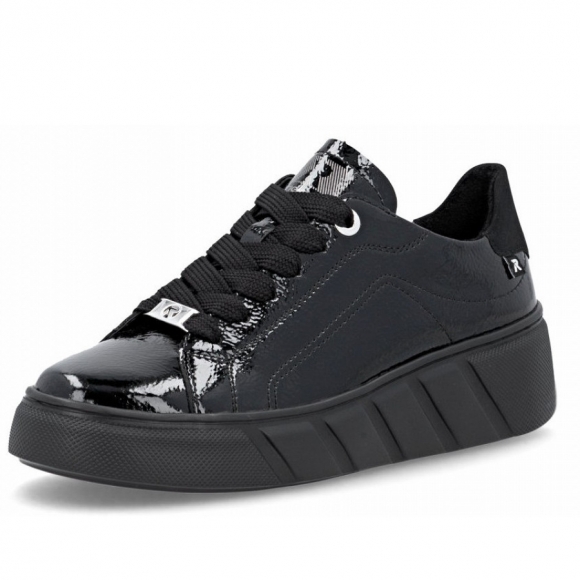 Rieker Sport & Style sportlicher Schnürer in neto schwarz