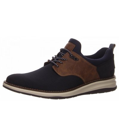 Rieker Schnürschuhe in blau kombi.